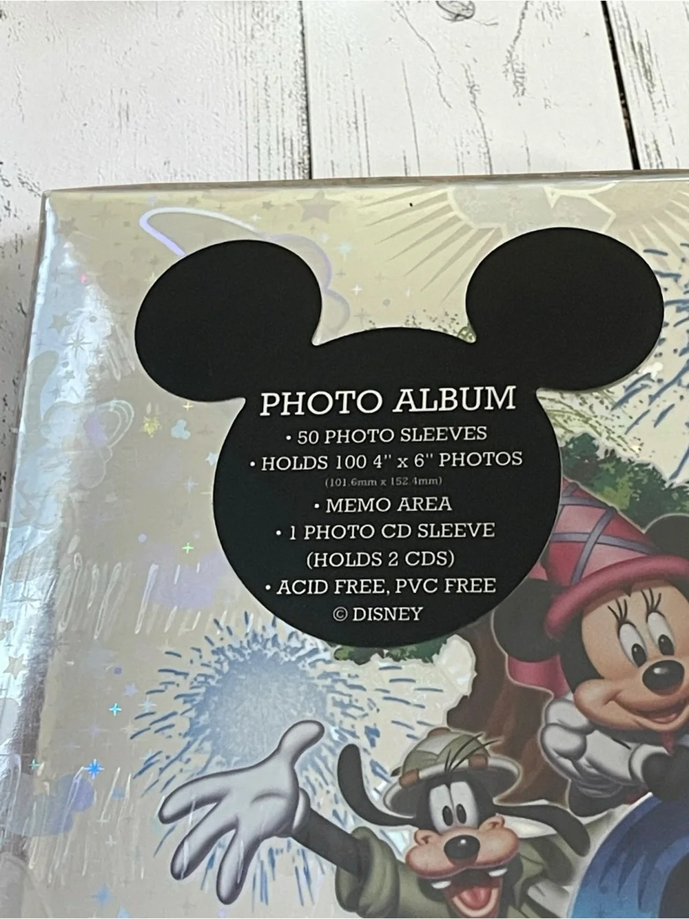Vintage 2014 Walt Disney World Mickey Mouse Photo Album 50 Sleeves - New Sealed